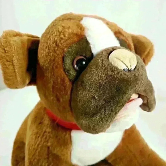 Build-A-Bear Workshop Realistic Boxer Bulldog Dog Puppy Plush Stuffed Animal 14" - Picture 10 of 11